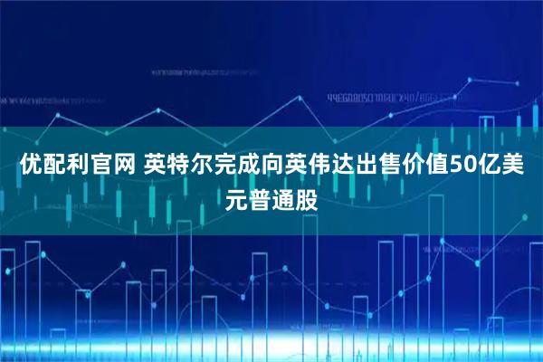 优配利官网 英特尔完成向英伟达出售价值50亿美元普通股